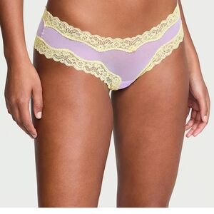NWT Victoria's Secret Tease Sheer Cheeky Panties in Unicorn Purple